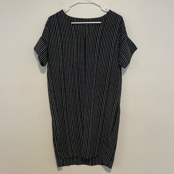Madewell Size XS Striped Black and White Novel Dress - Picture 2 of 7